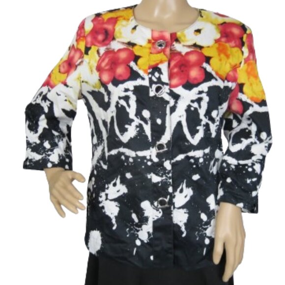 Birch Hill 3/4 Sleeve Colourful Blazer - Picture 1 of 6